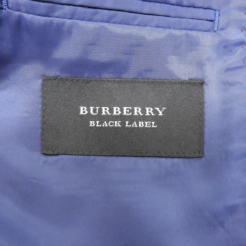 Burberry Black Label バーバリーブラックレーベル ストライプ スーツ セットアップ チャコールグレー×ブルー 92-76-170 38R D1H31-608-07 スーツ セットアップ
