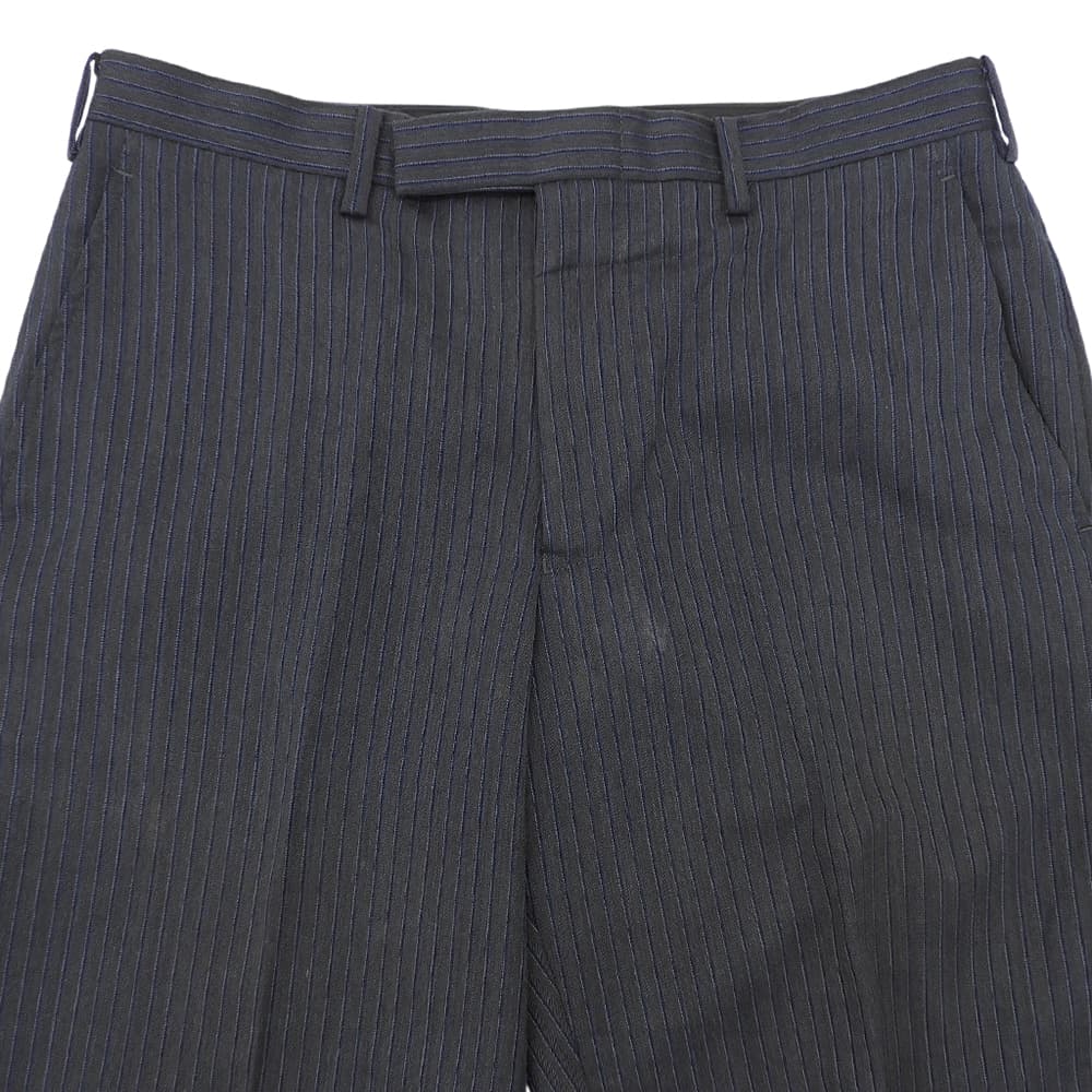 Burberry Black Label バーバリーブラックレーベル ストライプ スーツ セットアップ チャコールグレー×ブルー 92-76-170 38R D1H31-608-07 スーツ セットアップ