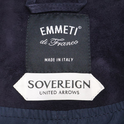 EMMETI エンメティー SOVEREIGN別注【美品/国内正規】GIAPONE-078 JURI ラムスキン スエード シングルライダースジャケット ジャケット