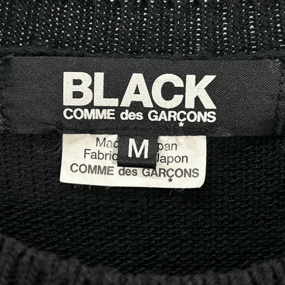 BLACKCOMMEdesGARCONS ブラックコムデギャルソン 21AW 1H-O003 ブラック 切り替え ニットワンピース ワンピース