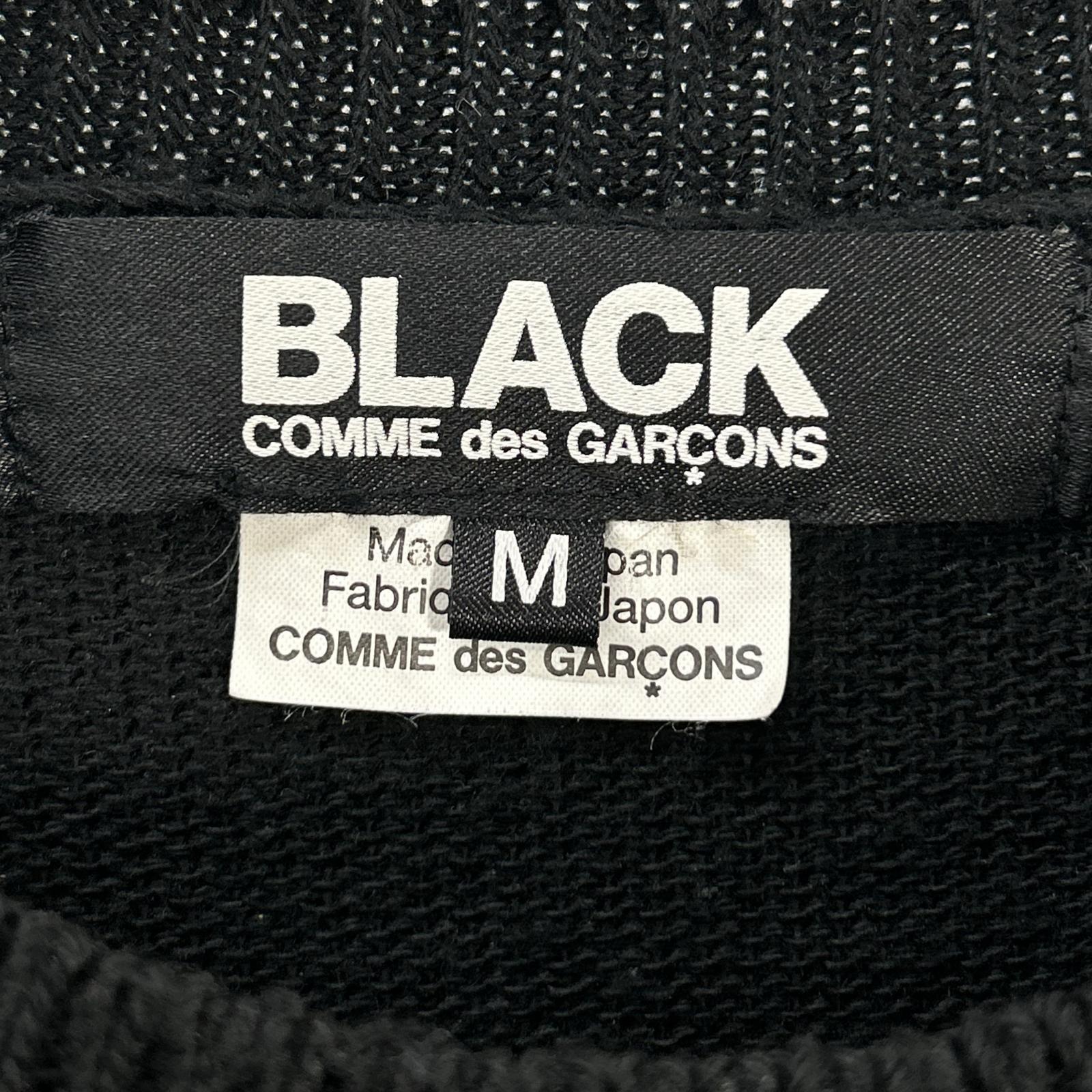BLACKCOMMEdesGARCONS ブラックコムデギャルソン 21AW 1H-O003 ブラック 切り替え ニットワンピース ワンピース