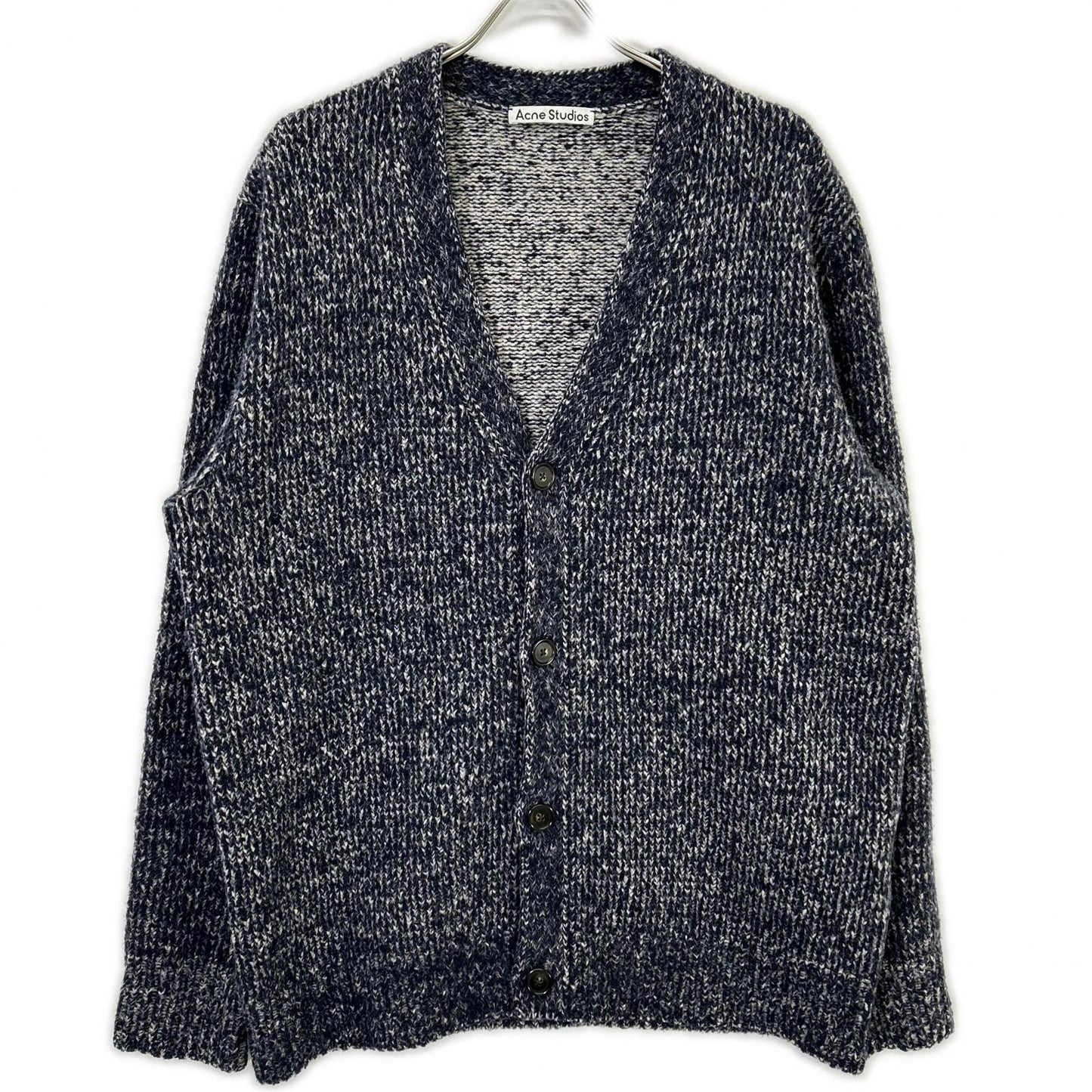 ACNE STUDIOS アクネ ストゥディオズ FN-MN-KNIT000228 ネイビー カシミヤニットカーディガン トップス