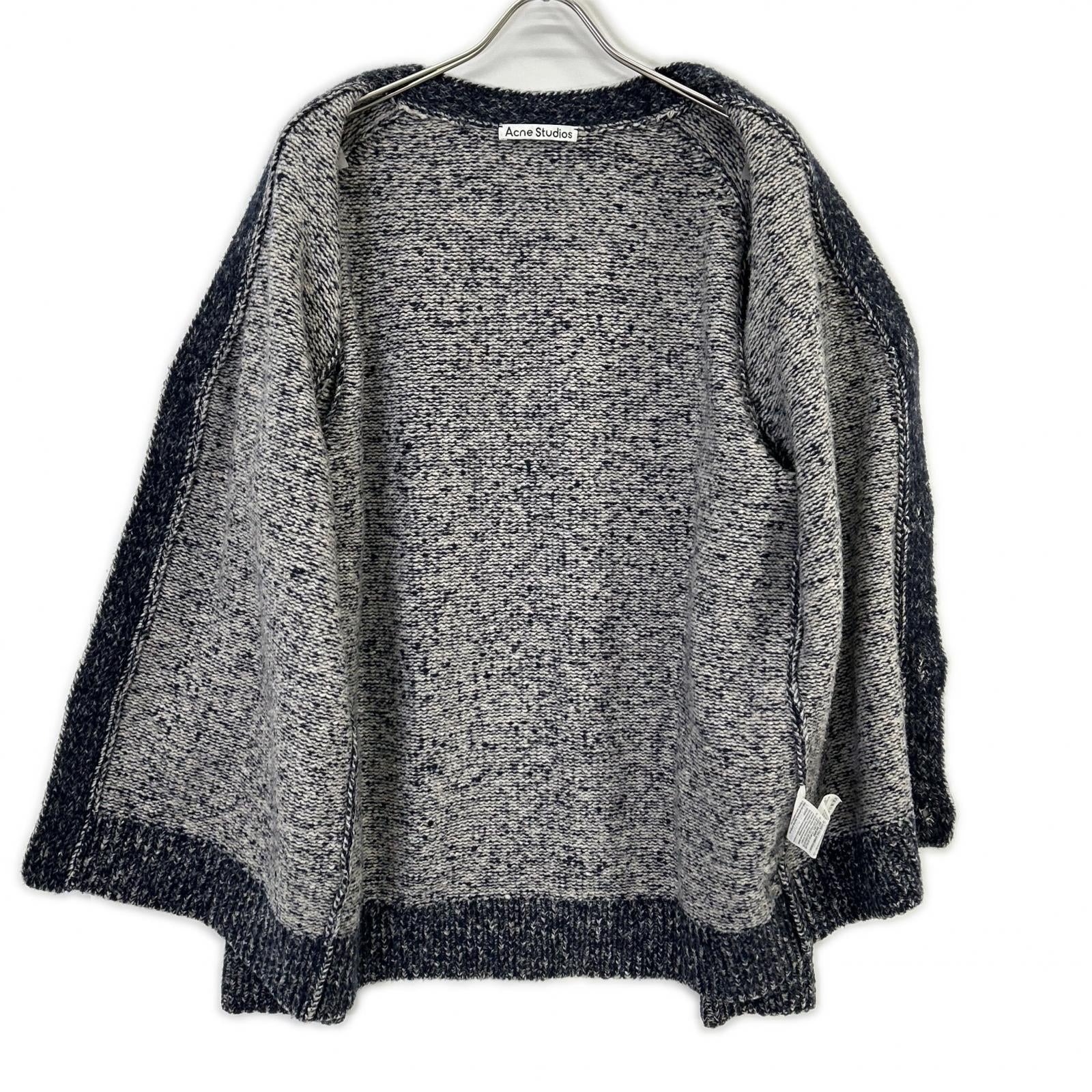 ACNE STUDIOS アクネ ストゥディオズ FN-MN-KNIT000228 ネイビー カシミヤニットカーディガン トップス