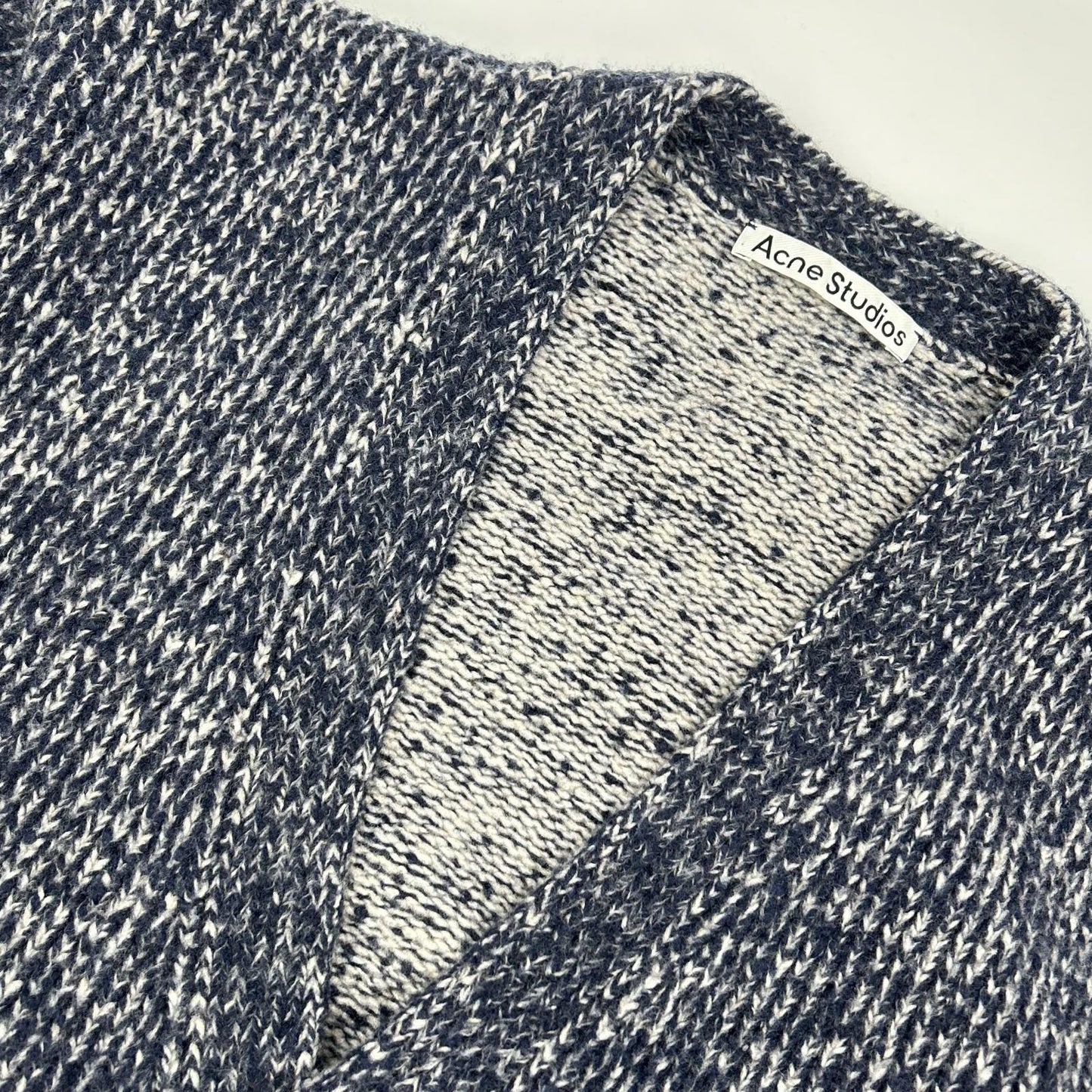 ACNE STUDIOS アクネ ストゥディオズ FN-MN-KNIT000228 ネイビー カシミヤニットカーディガン トップス