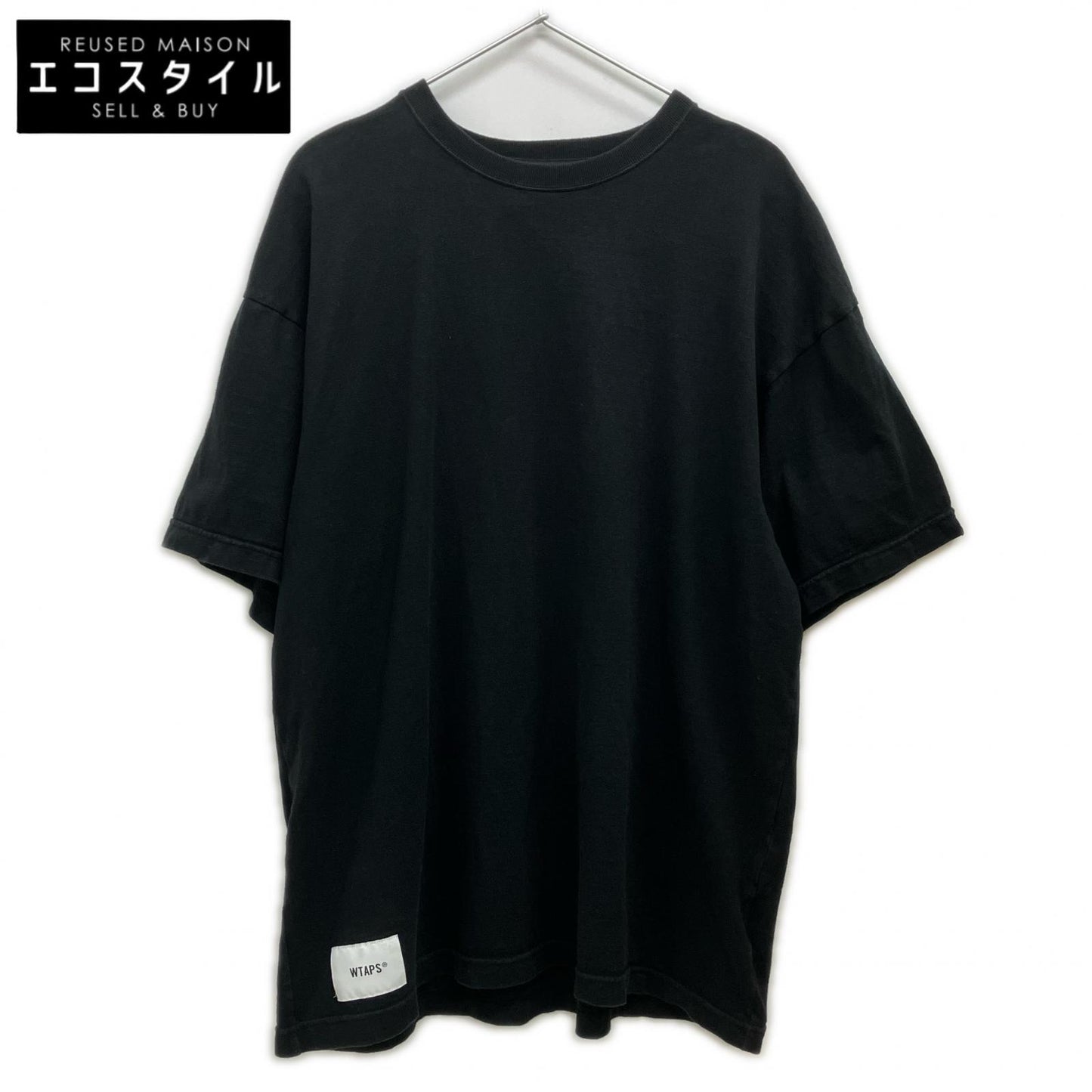 WTAPS ダブルタップス 25SS ブラック コットン100 S/S EX-COLLECTION Tシャツ トップス