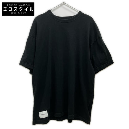 WTAPS ダブルタップス 25SS ブラック コットン100 S/S EX-COLLECTION Tシャツ トップス