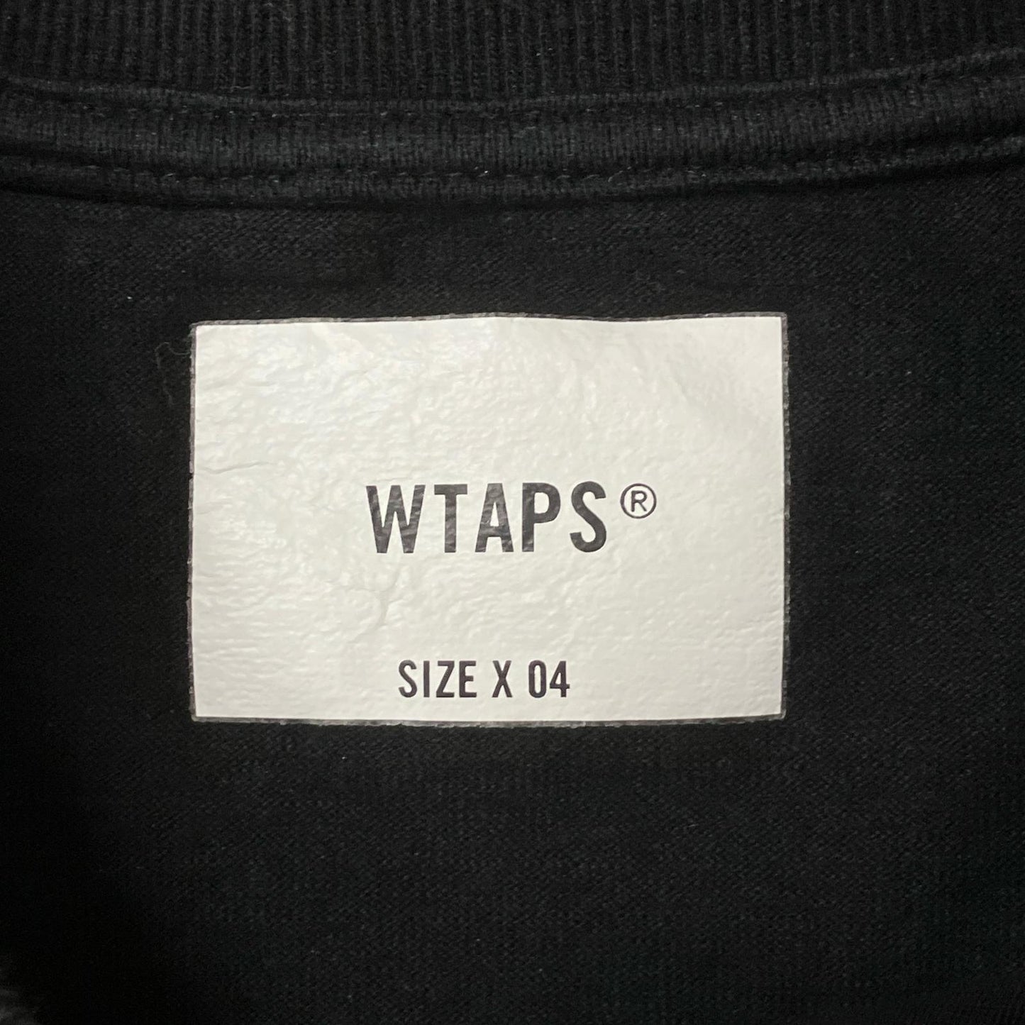WTAPS ダブルタップス 25SS ブラック コットン100 S/S EX-COLLECTION Tシャツ トップス