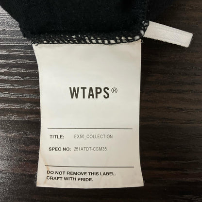 WTAPS ダブルタップス 25SS ブラック コットン100 S/S EX-COLLECTION Tシャツ トップス