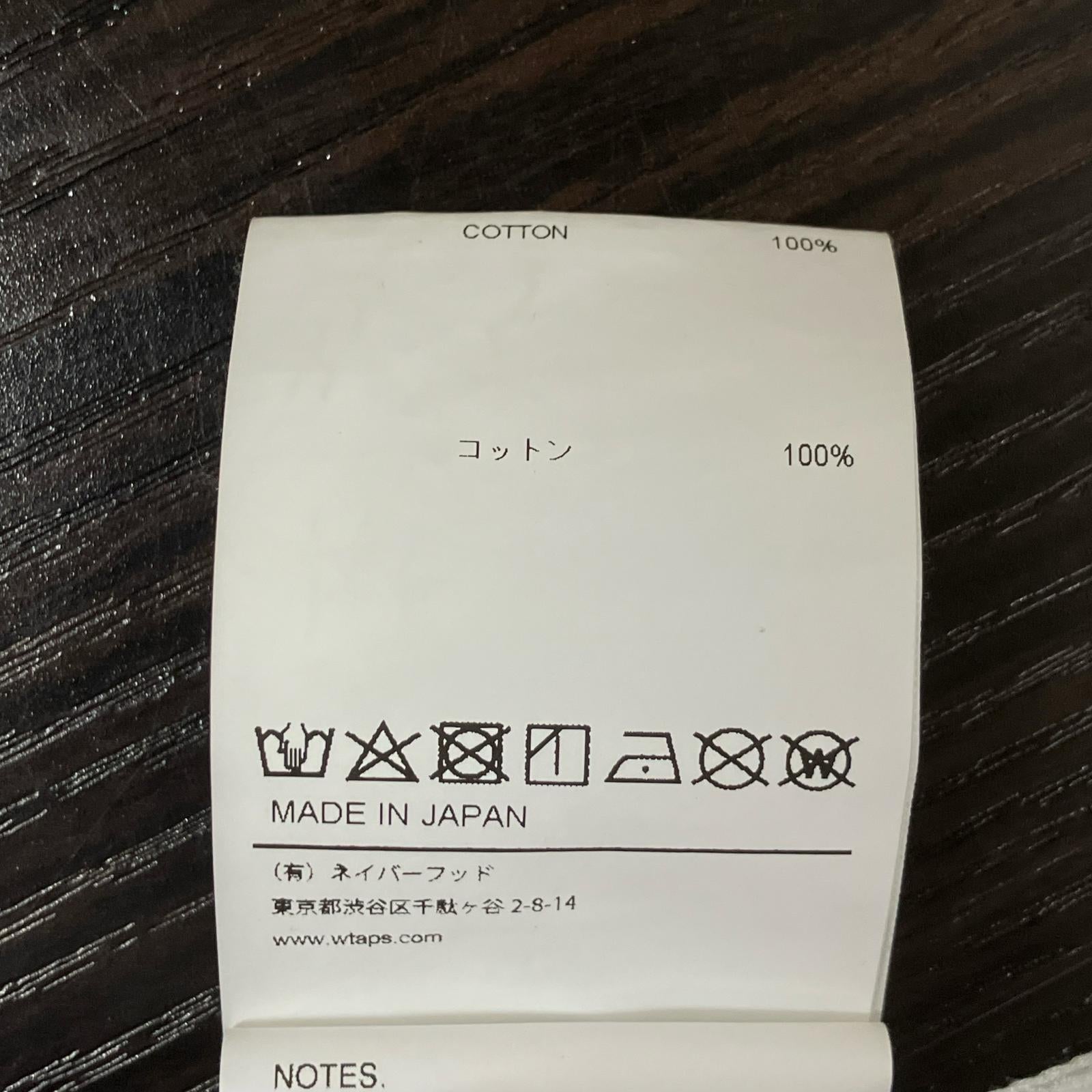 WTAPS ダブルタップス 25SS ブラック コットン100 S/S EX-COLLECTION Tシャツ トップス