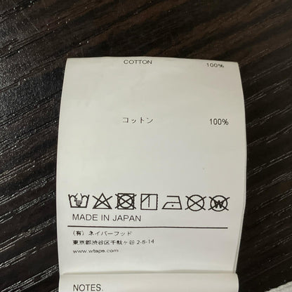 WTAPS ダブルタップス 25SS ブラック コットン100 S/S EX-COLLECTION Tシャツ トップス