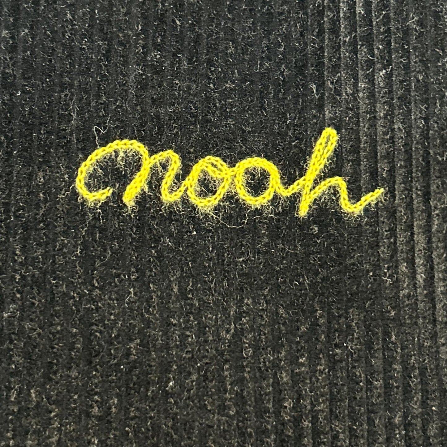 Noah ノア ブラック コーデュロイ ジップジャケット ジャケット