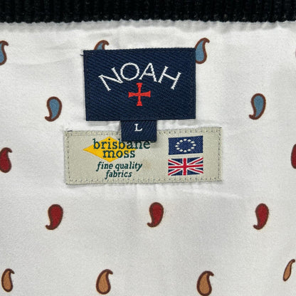 Noah ノア ブラック コーデュロイ ジップジャケット ジャケット