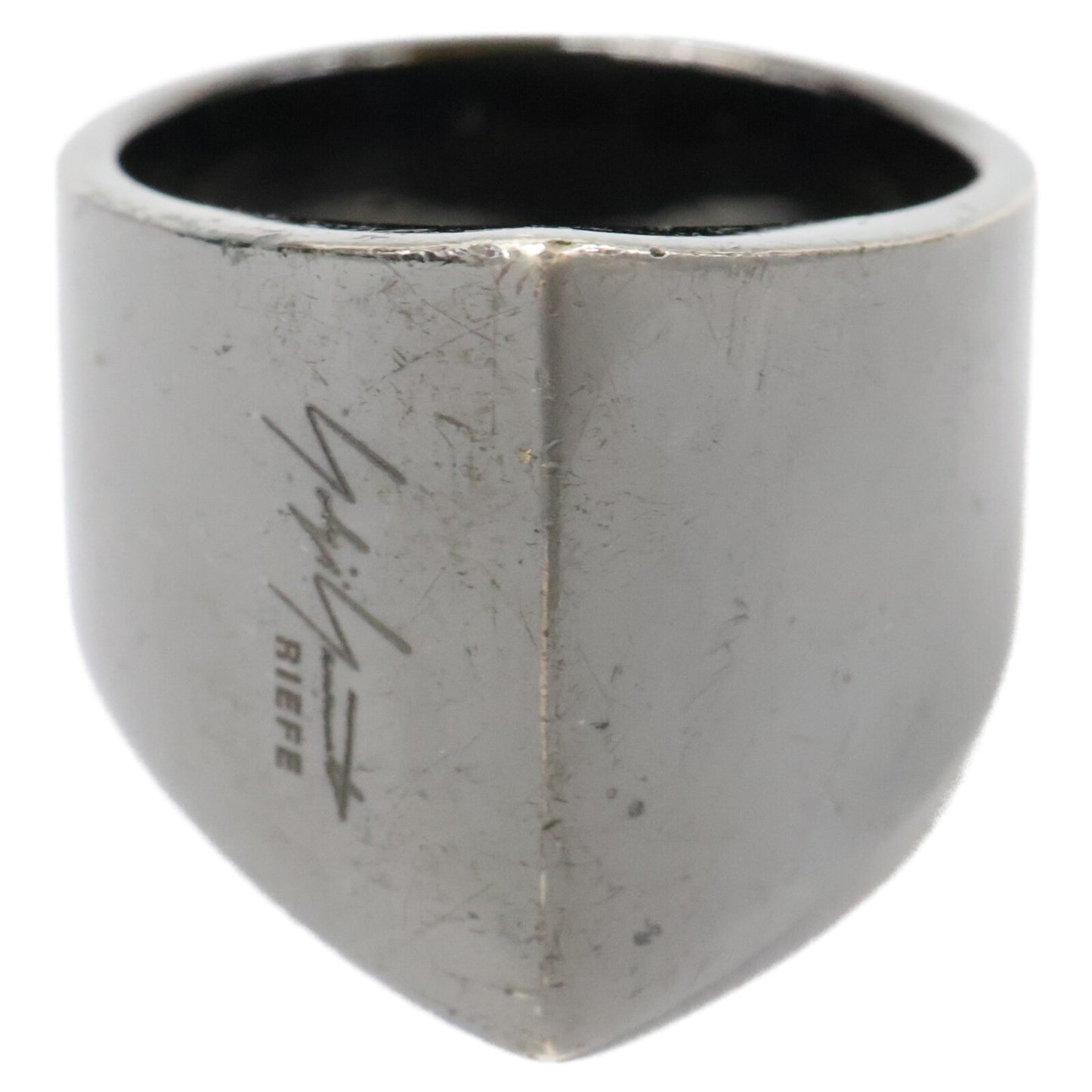 yohjiyamamoto ヨウジヤマモト Yohji Yamamoto by RIEFE ヨウジヤマモトバイリーフェ SV925 KNUCKLE RING BK ナックル リング 指輪
