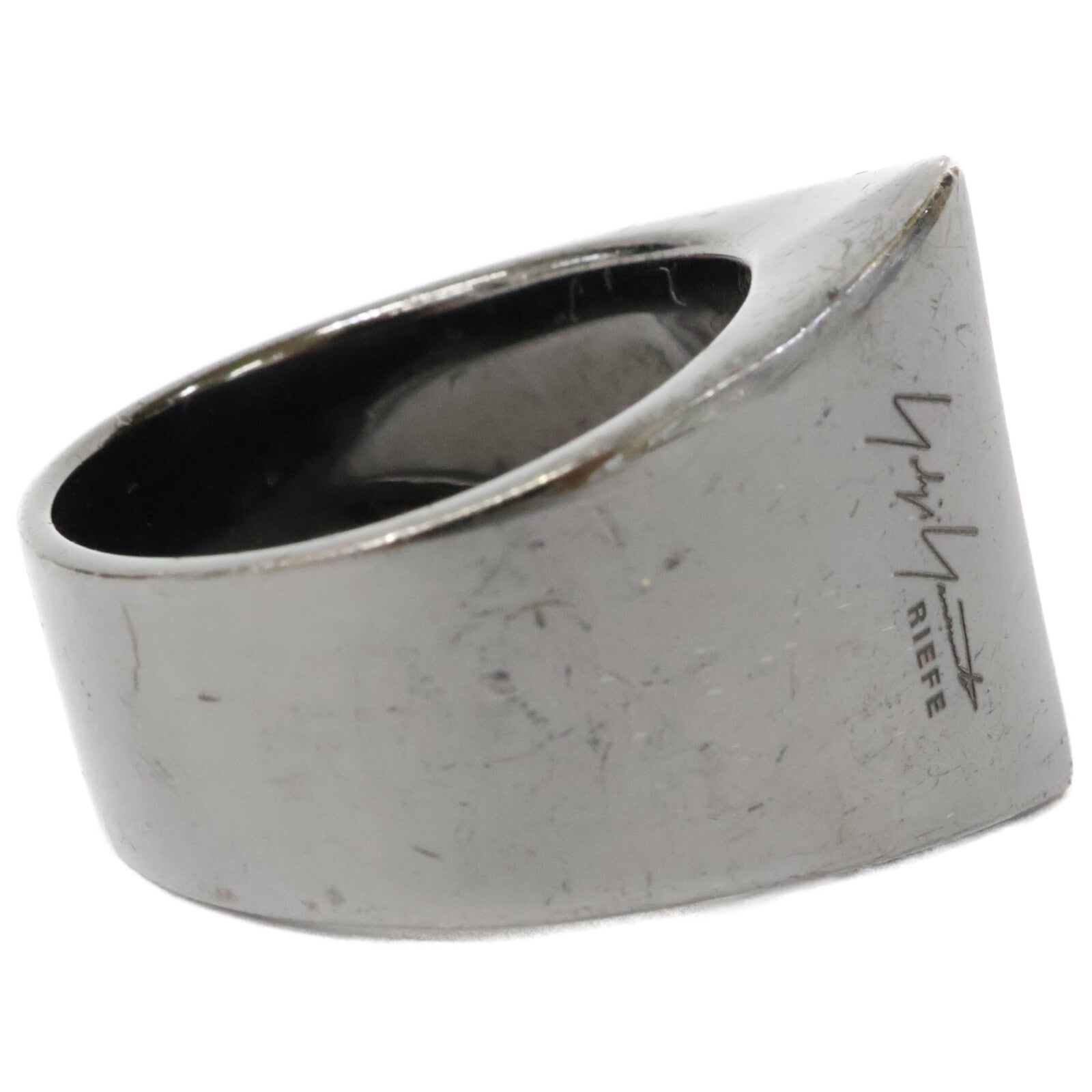 yohjiyamamoto ヨウジヤマモト Yohji Yamamoto by RIEFE ヨウジヤマモトバイリーフェ SV925 KNUCKLE RING BK ナックル リング 指輪