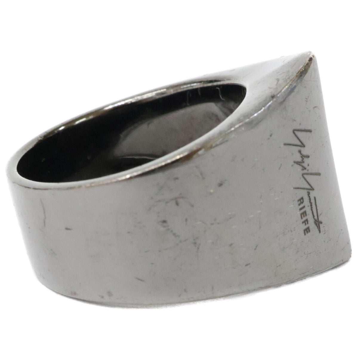 yohjiyamamoto ヨウジヤマモト Yohji Yamamoto by RIEFE ヨウジヤマモトバイリーフェ SV925 KNUCKLE RING BK ナックル リング 指輪
