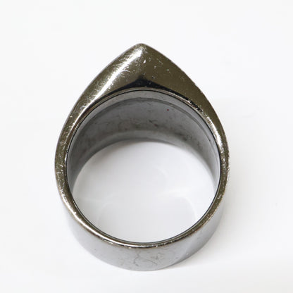 yohjiyamamoto ヨウジヤマモト Yohji Yamamoto by RIEFE ヨウジヤマモトバイリーフェ SV925 KNUCKLE RING BK ナックル リング 指輪