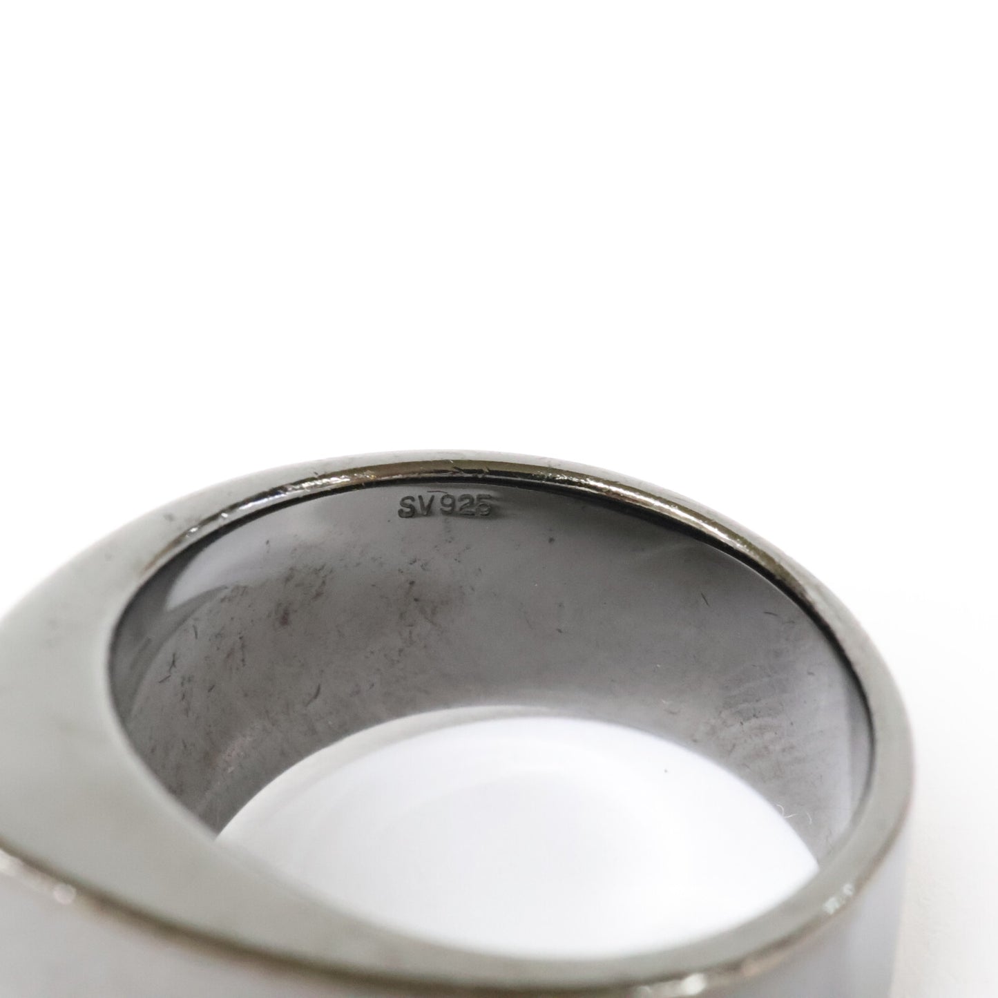 yohjiyamamoto ヨウジヤマモト Yohji Yamamoto by RIEFE ヨウジヤマモトバイリーフェ SV925 KNUCKLE RING BK ナックル リング 指輪