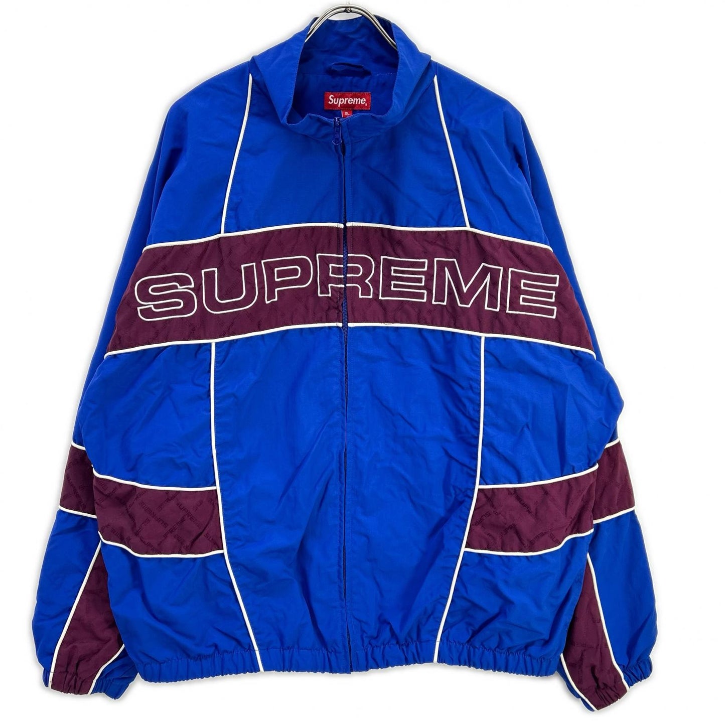 Supreme シュプリーム 22AW ブルー Jacquard Panel Track Jacket ジャケット