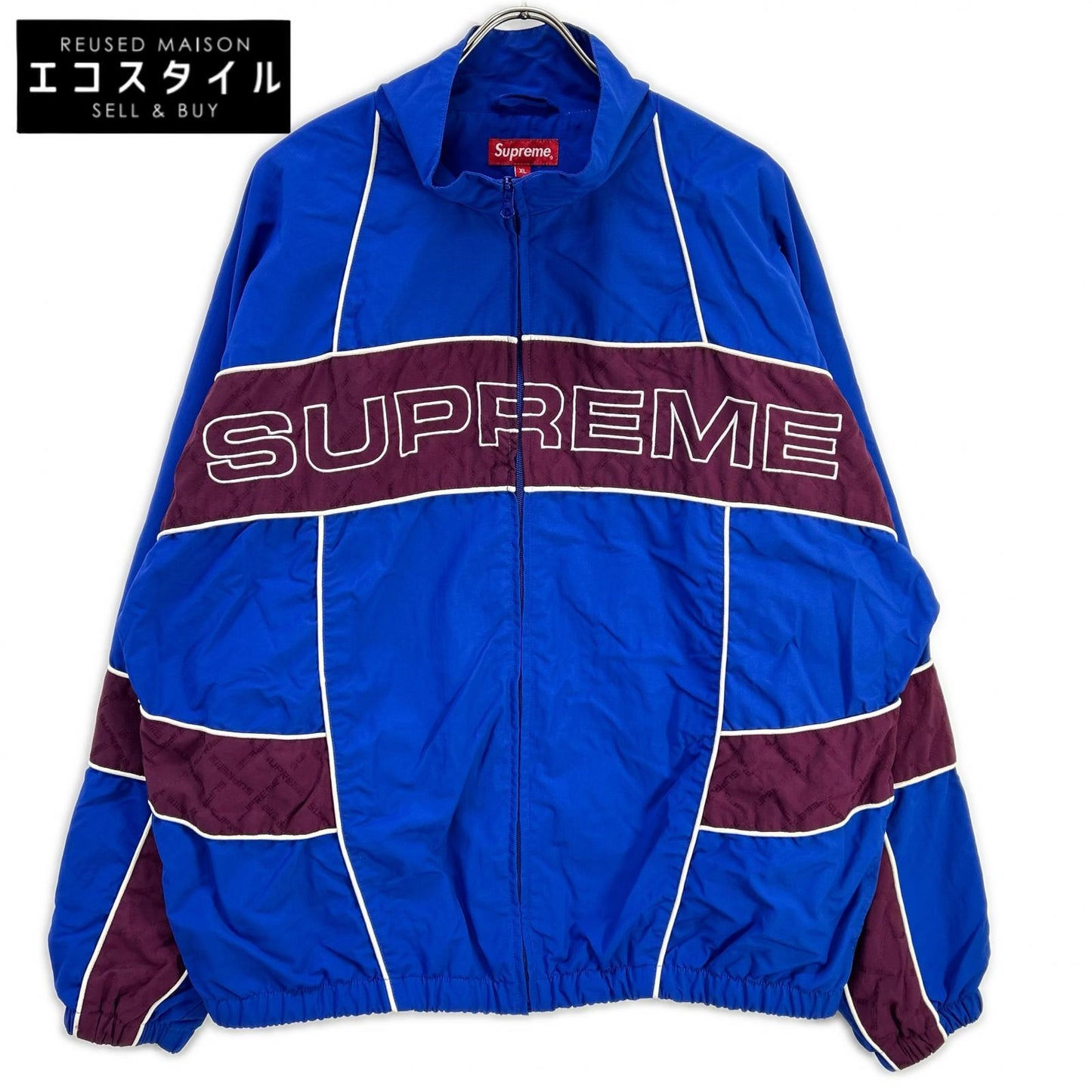 Supreme シュプリーム 22AW ブルー Jacquard Panel Track Jacket ジャケット