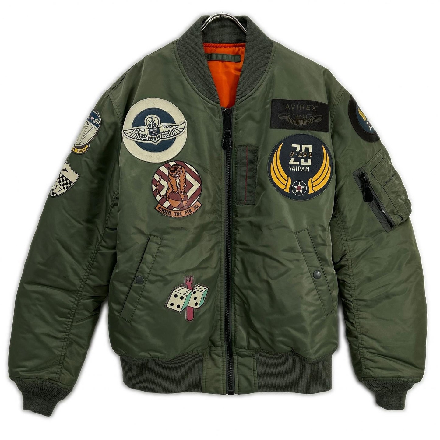 AVIREX アヴィレックス 6152164 カーキ TOPGUN MA-1 フライトジャケット ジャケット