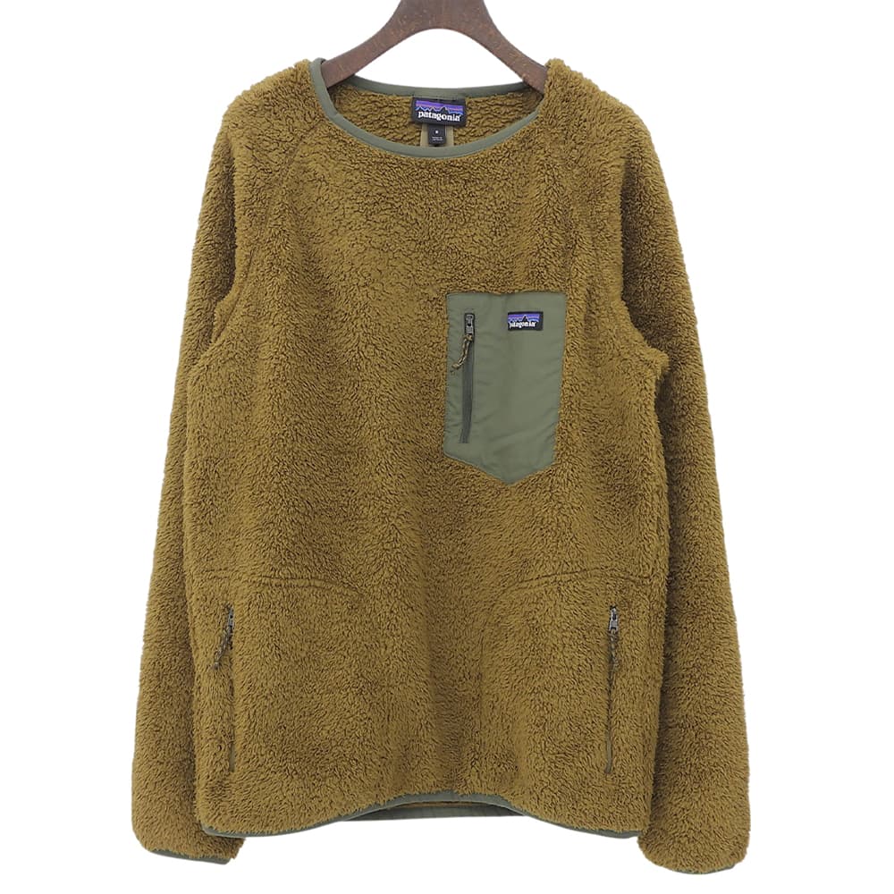 Patagonia パタゴニア フリース ロスガトスクルー プルオーバー トップス メンズ ブラウン トップス
