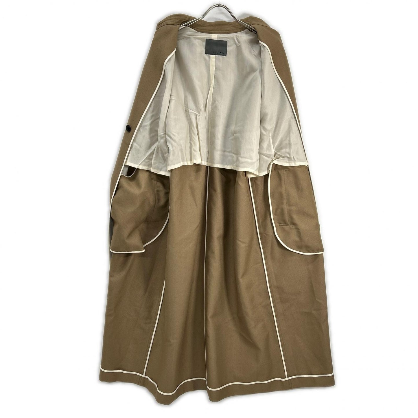 uncrave アンクレイヴ 20AW カーキベージュ ウールトレンチコート コート