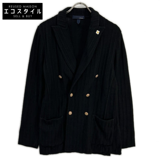 LARDINI ラルディーニ JRLJM57Y ブラック コットン ニット ジャケット ジャケット