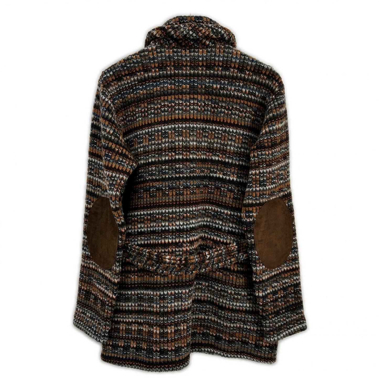 Engineered Garments エンジニアードガーメンツ ブラウン系 エルボーパッチ ベルト付きロングカーディガン トップス