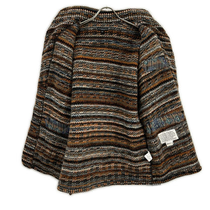 Engineered Garments エンジニアードガーメンツ ブラウン系 エルボーパッチ ベルト付きロングカーディガン トップス