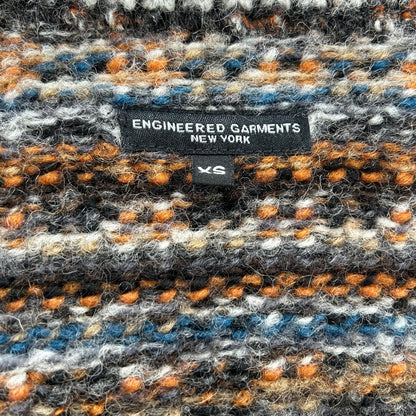 Engineered Garments エンジニアードガーメンツ ブラウン系 エルボーパッチ ベルト付きロングカーディガン トップス