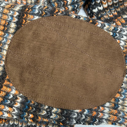 Engineered Garments エンジニアードガーメンツ ブラウン系 エルボーパッチ ベルト付きロングカーディガン トップス