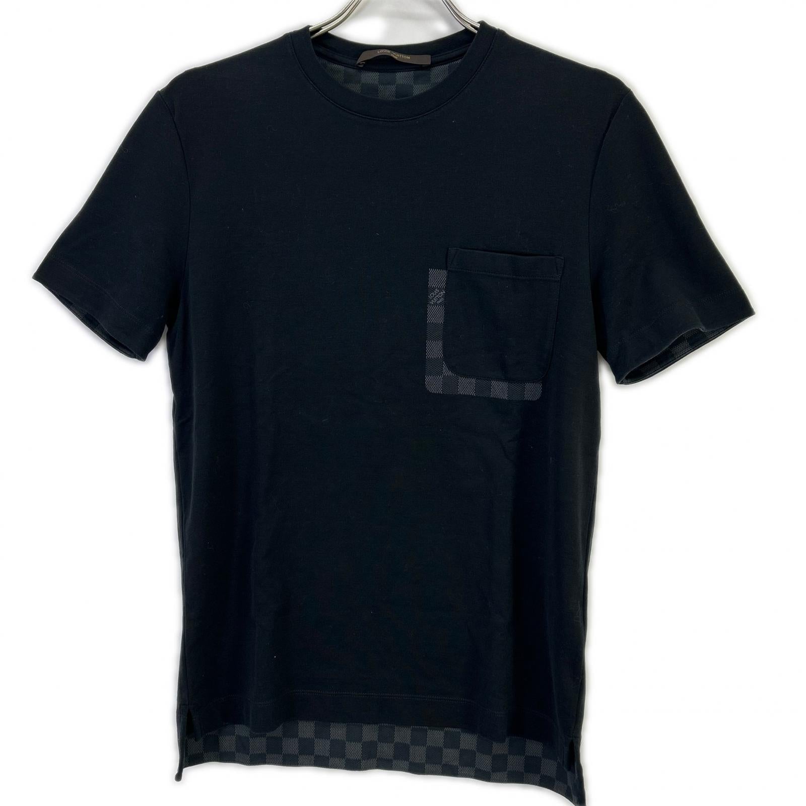 LOUIS VUITTON ルイヴィトン ブラック Tシャツ ダミエポケット トップス