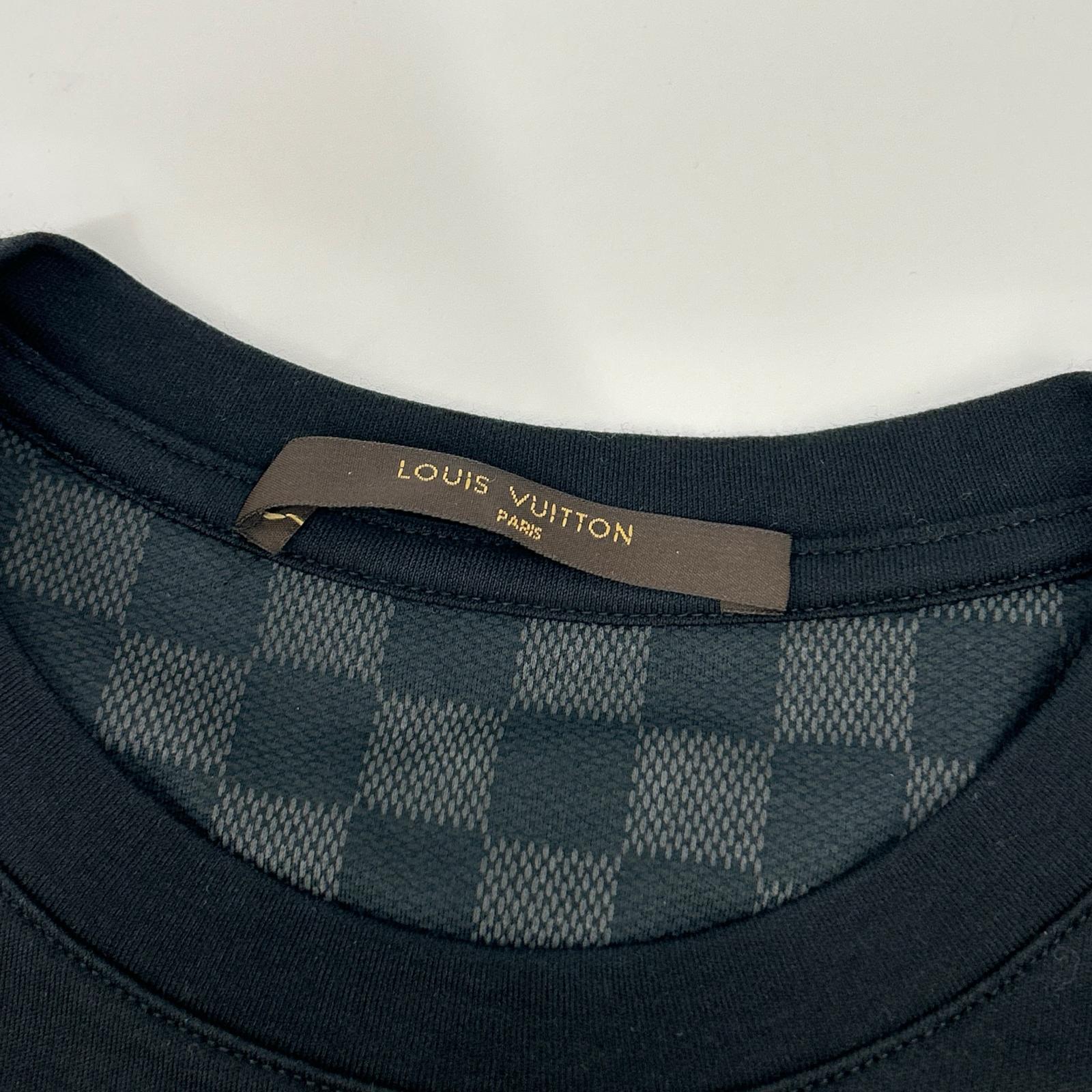 LOUIS VUITTON ルイヴィトン ブラック Tシャツ ダミエポケット トップス