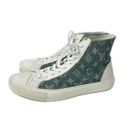 LOUIS VUITTON ルイヴィトン タトゥーライン モノグラムデニム ハイカット スニーカー シューズ