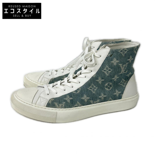 LOUIS VUITTON ルイヴィトン タトゥーライン モノグラムデニム ハイカット スニーカー シューズ