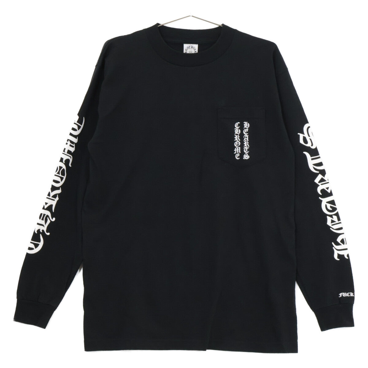 Chrome hearts クロムハーツ OLD オールド アームロゴ スクロールラベルプリント ポケット 長袖Tシャツ トップス