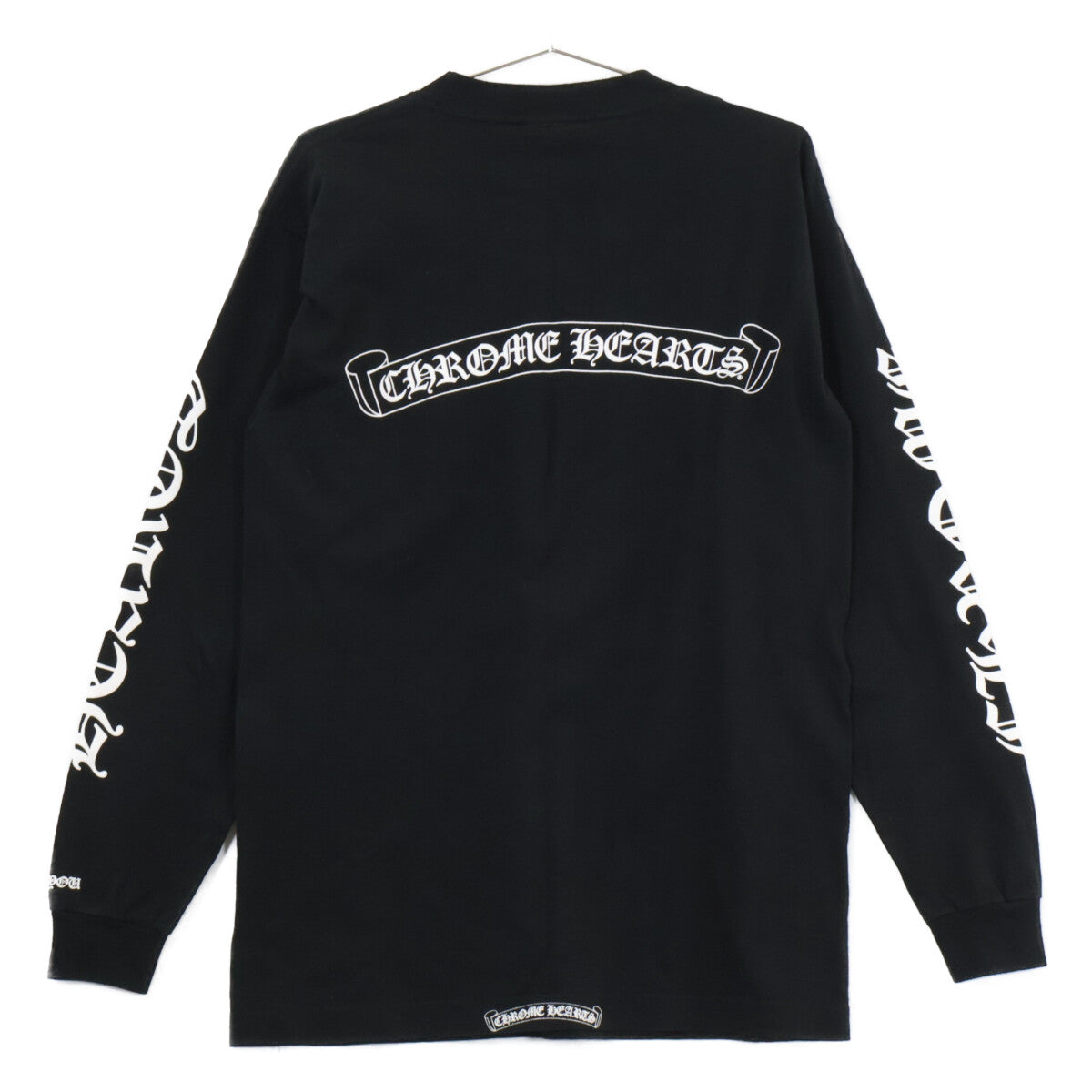 Chrome hearts クロムハーツ OLD オールド アームロゴ スクロールラベルプリント ポケット 長袖Tシャツ トップス