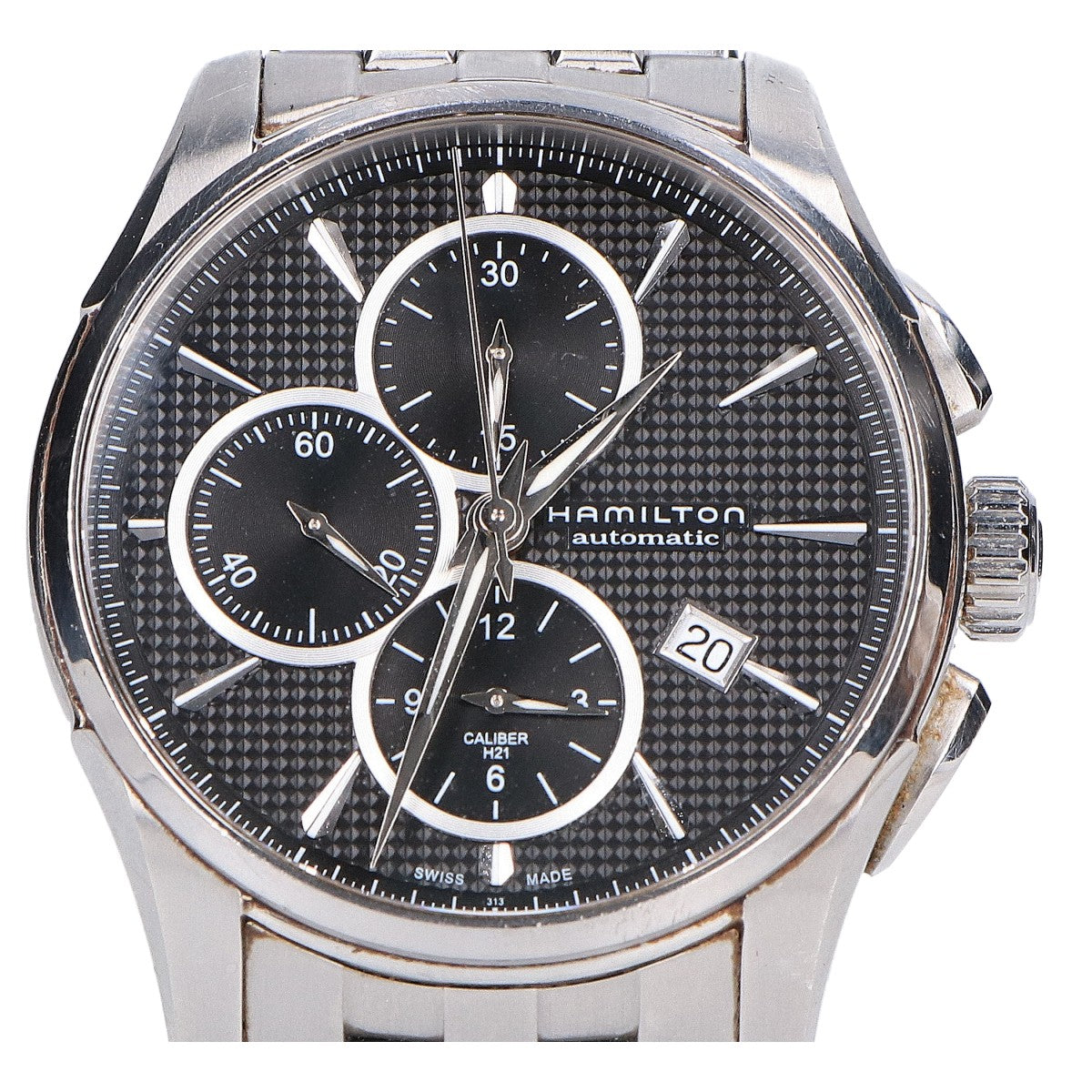 HAMILTON ハミルトン H325960 ジャズマスター クロノグラフ バックスケルトン 自動巻き 腕時計