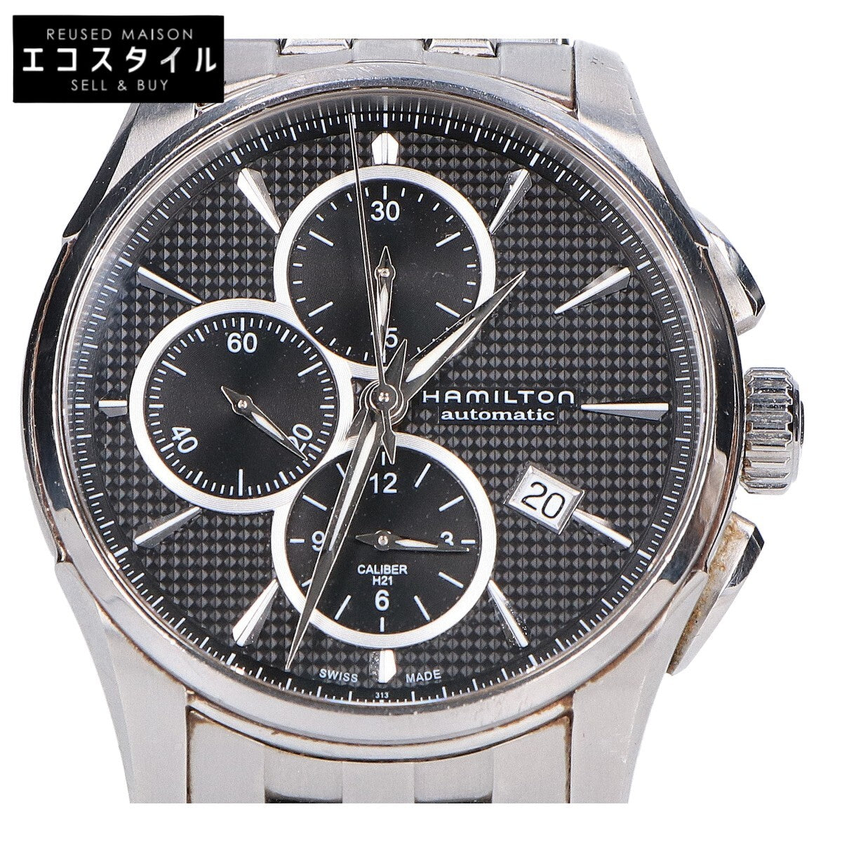 HAMILTON ハミルトン H325960 ジャズマスター クロノグラフ バックスケルトン 自動巻き 腕時計