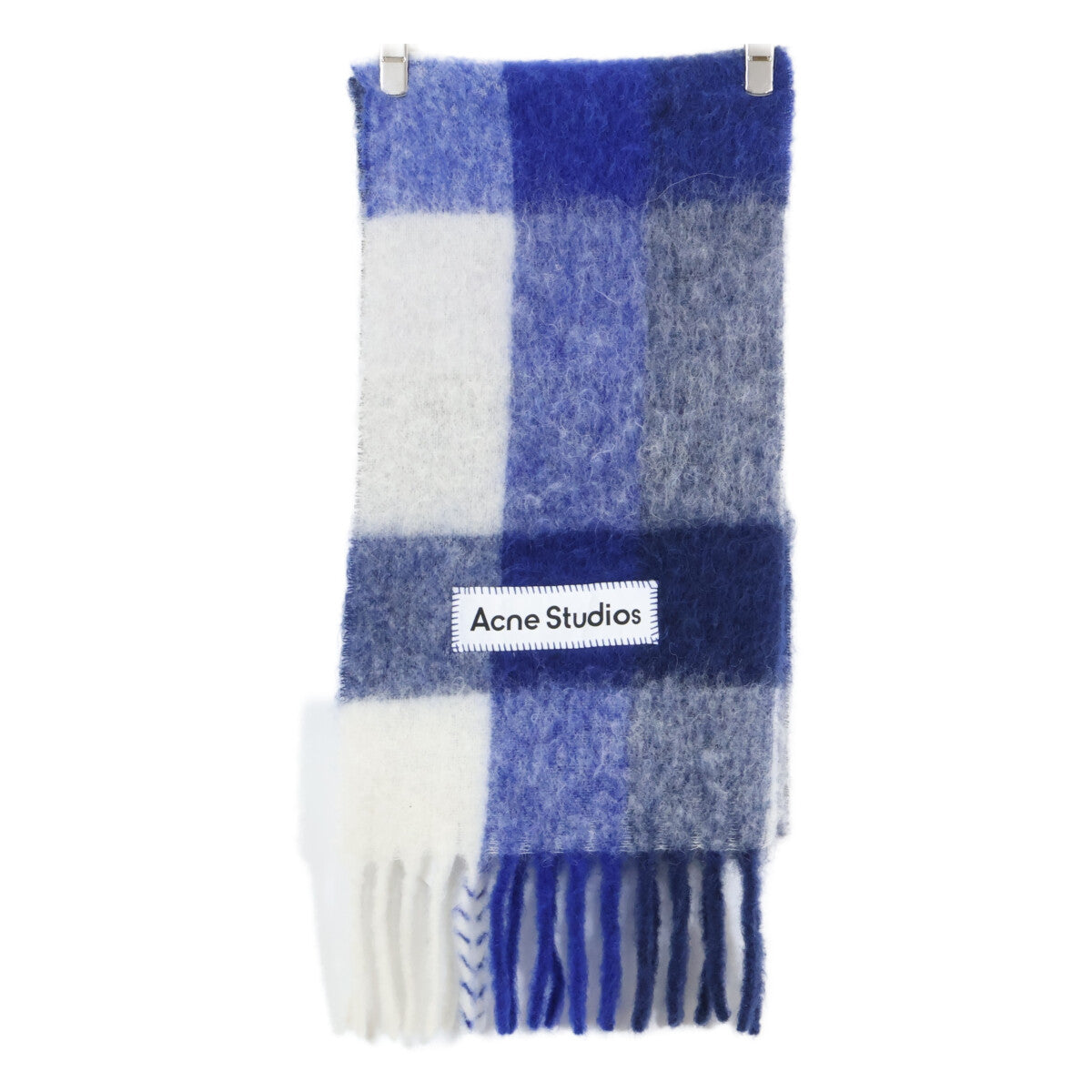 ACNE STUDIOS アクネ ストゥディオズ 【美品】CA0084- モヘアチェック スカーフ マフラー