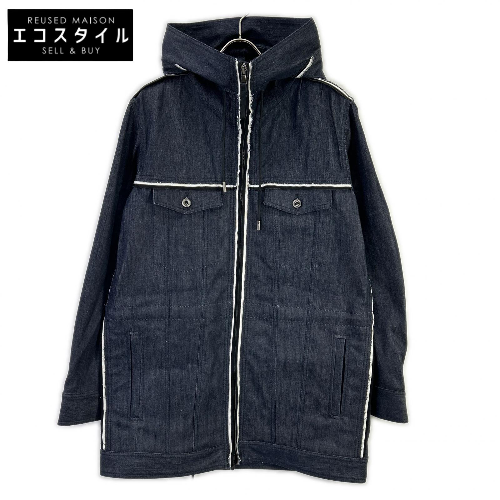 DIESEL BlackGold ディーゼルブラックゴールド インディゴ JOPPERY ジップアップ デニムフーディコート コート