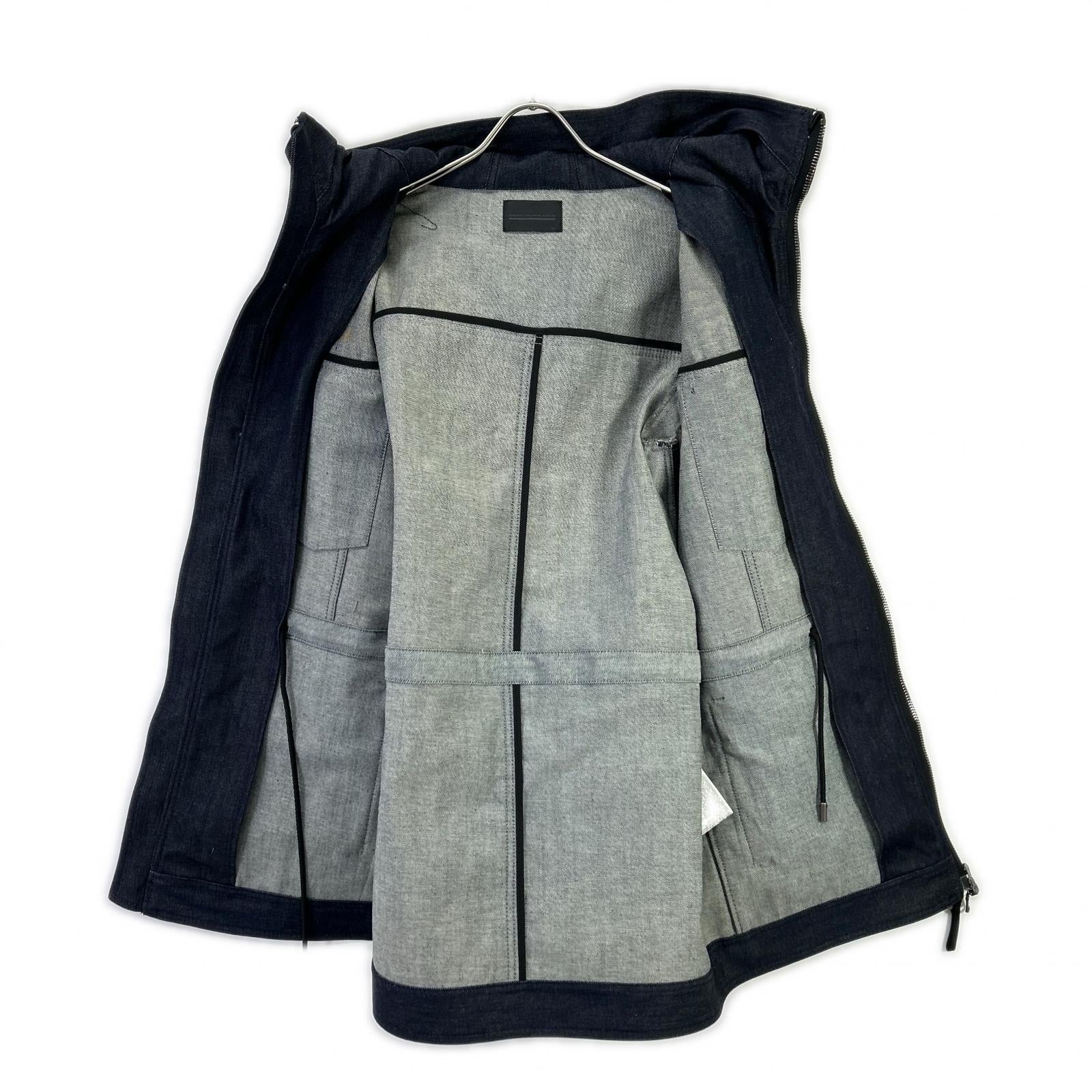DIESEL BlackGold ディーゼルブラックゴールド インディゴ JOPPERY ジップアップ デニムフーディコート コート