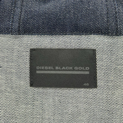 DIESEL BlackGold ディーゼルブラックゴールド インディゴ JOPPERY ジップアップ デニムフーディコート コート