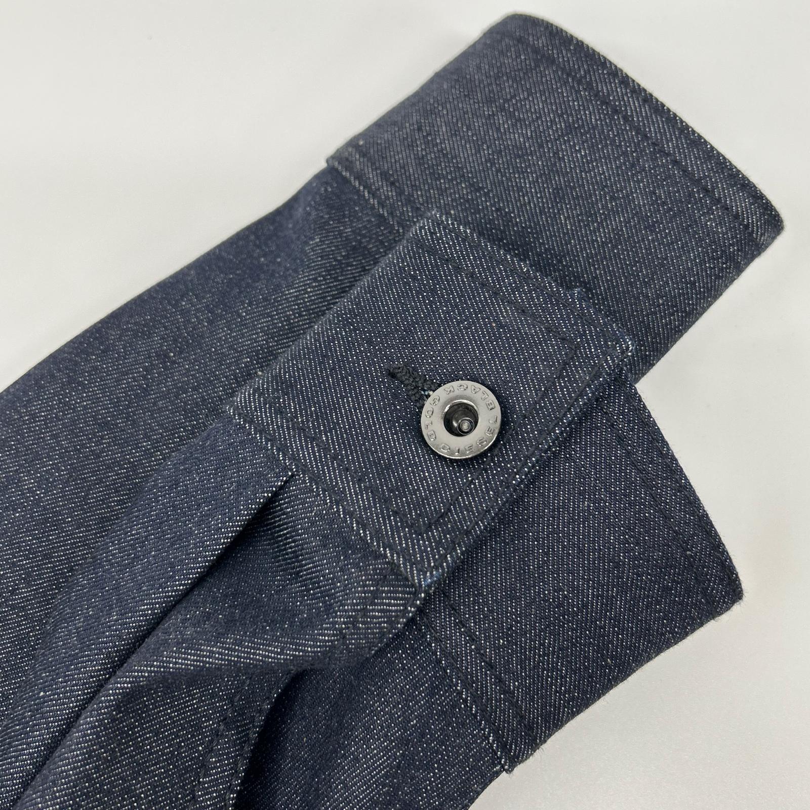 DIESEL BlackGold ディーゼルブラックゴールド インディゴ JOPPERY ジップアップ デニムフーディコート コート