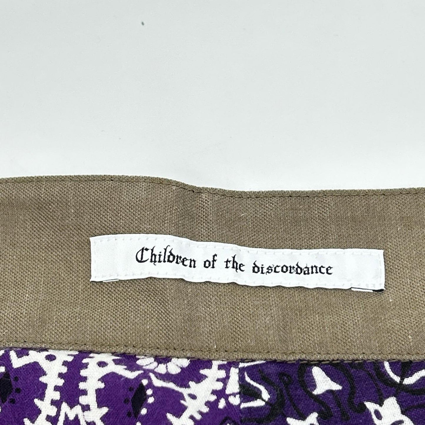 Children of the discordance チルドレンオブザディスコーダンス 21年製 COTDPT-352B ブラウン Vintage Bandana Wide Short Pants ボトムス