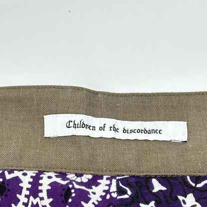 Children of the discordance チルドレンオブザディスコーダンス 21年製 COTDPT-352B ブラウン Vintage Bandana Wide Short Pants ボトムス