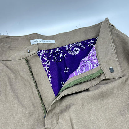 Children of the discordance チルドレンオブザディスコーダンス 21年製 COTDPT-352B ブラウン Vintage Bandana Wide Short Pants ボトムス