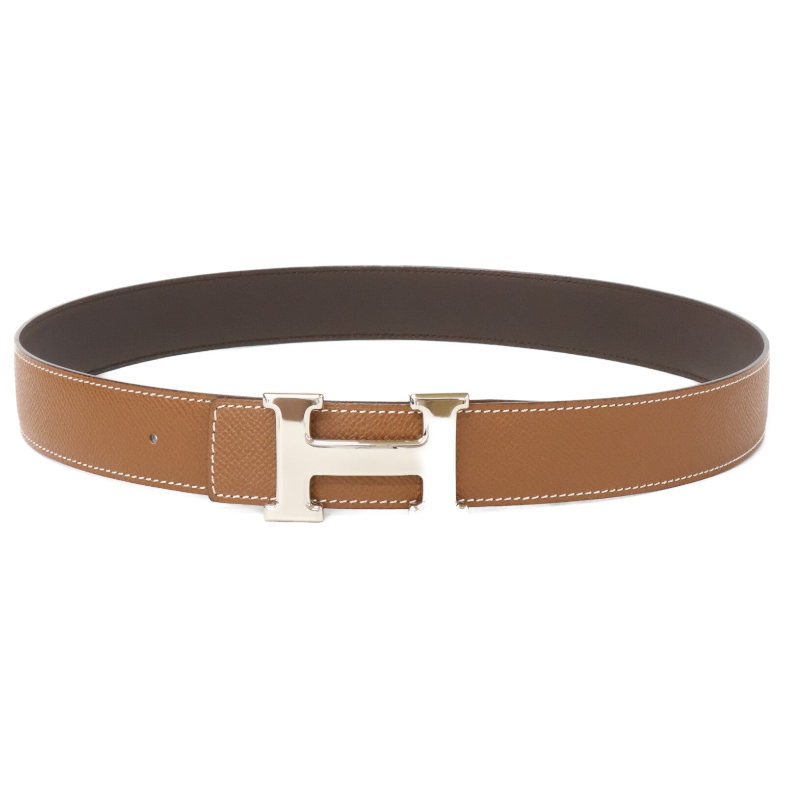 HERMES エルメス 【美品】コンスタンス Hバックル シルバー金具 □M刻 リバーシブル ベルト