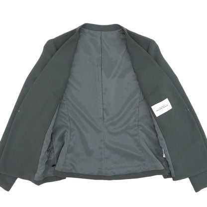 green label relaxing グリーンレーベルリラクシング D ノーラペル ジャケット スカート セットアップ 40 3522-147-1132 スーツ セットアップ