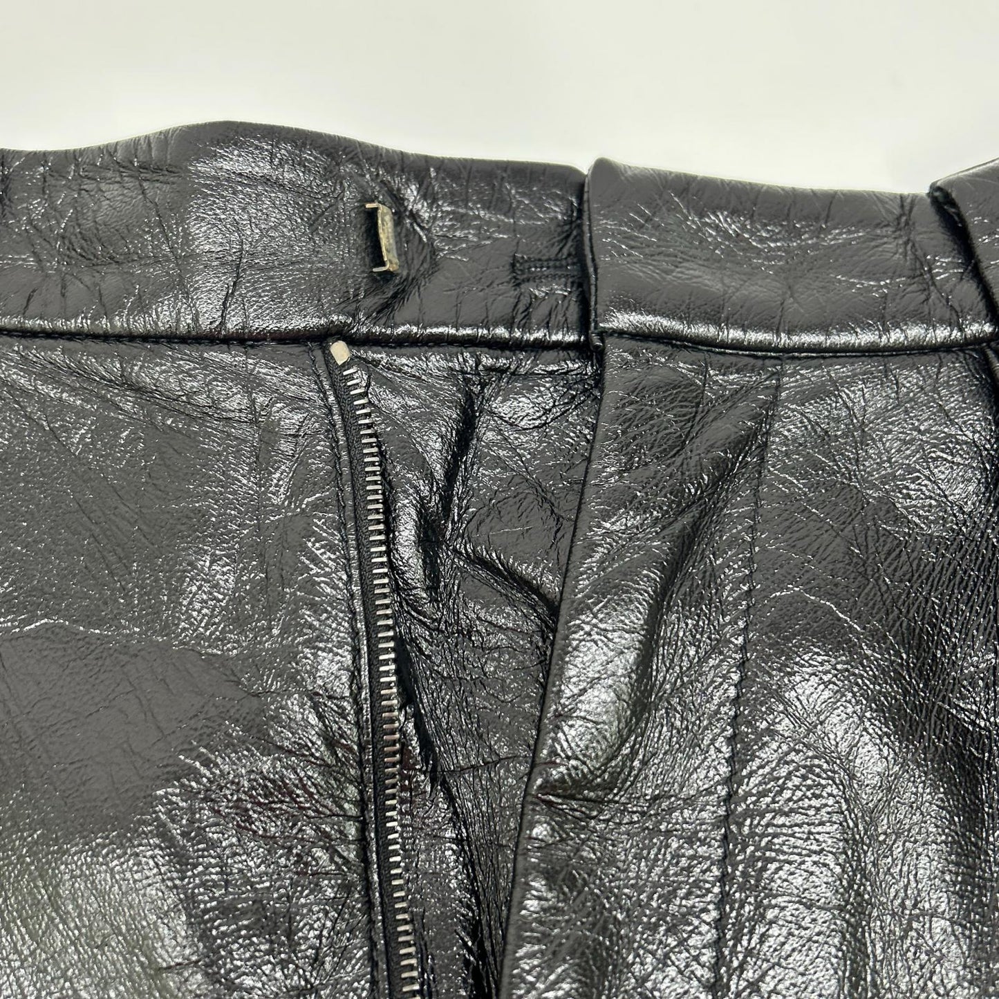 GIVENCHY ジバンシィ BM508460D9 ブラック ラムレザー パンツ ボトムス